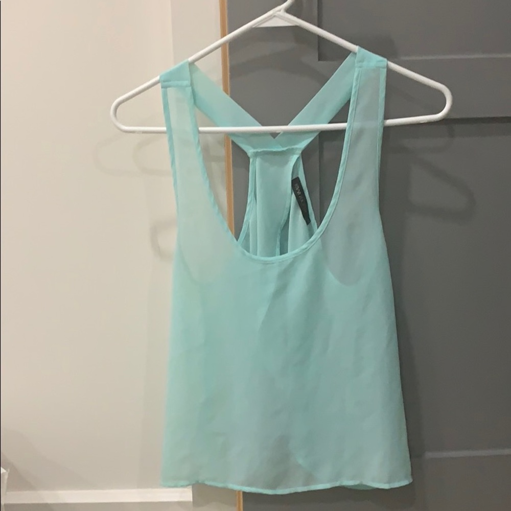 Aqua LF sheer Blouse